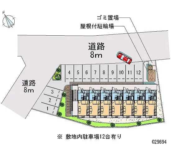 ★手数料０円★瑞浪市和合町１丁目　月極駐車場（LP）